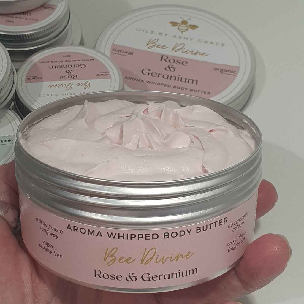 Rose & Geranium Body Butter Sample