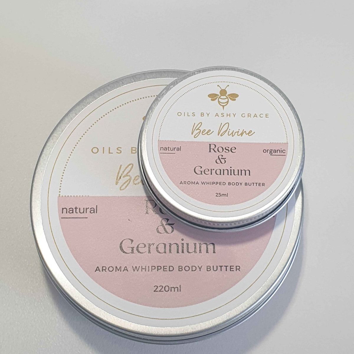 Rose & Geranium Body Butter Sample