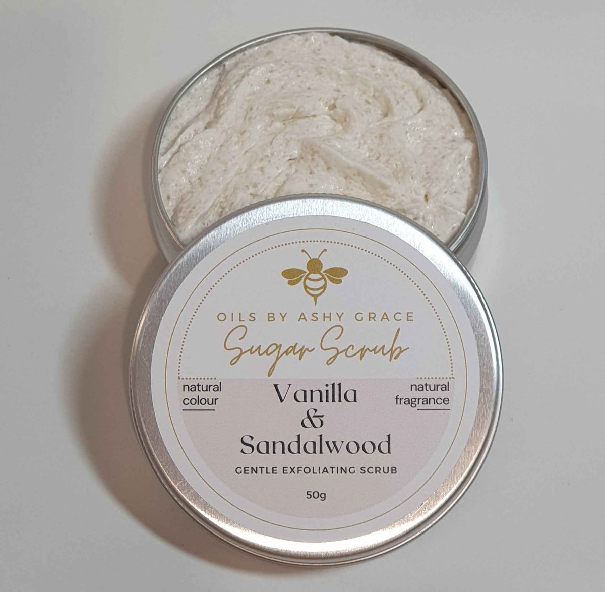 Sandalwood & Vanilla Whipped Sugar Scrub Sample