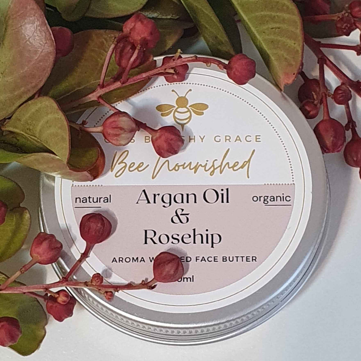 Argan Oil & Rosehip Face Butter - Oils By Ashy Grace