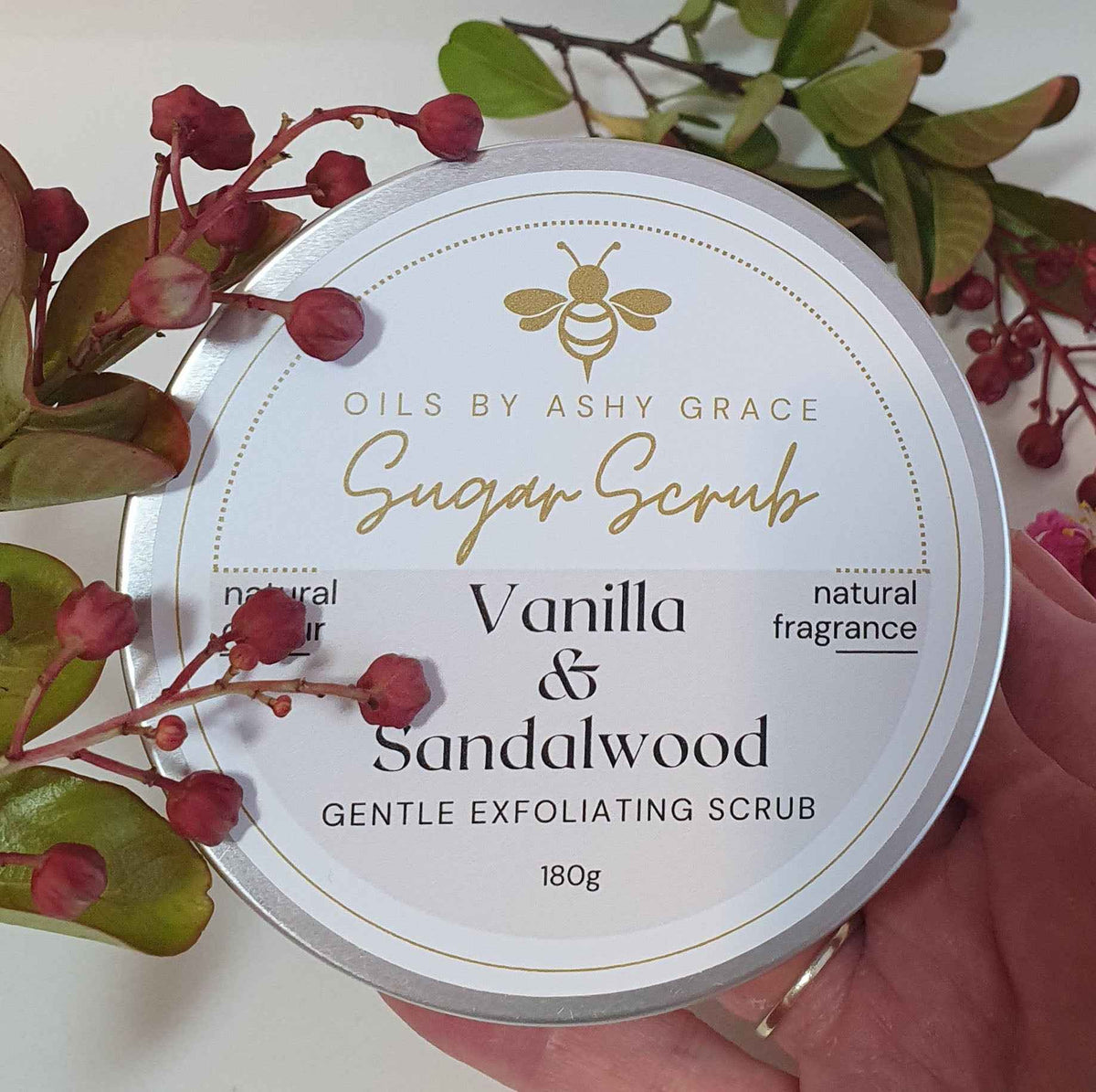 Sandalwood & Vanilla Whipped Sugar Scrub Sample