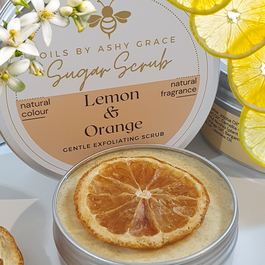 Oranges & Lemons Whipped Sugar Scrub Sample - Oils By Ashy Grace
