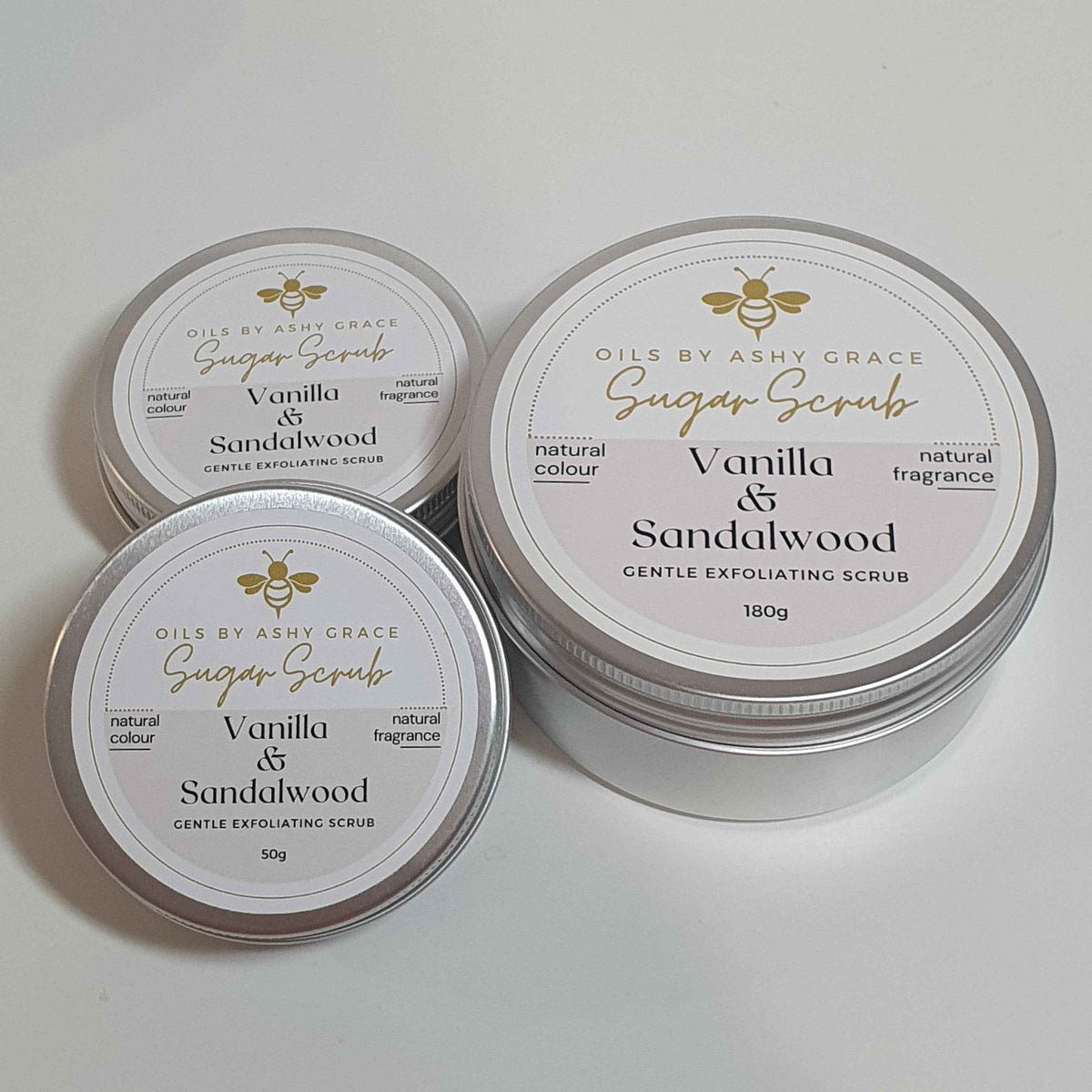 Sandalwood & Vanilla Whipped Sugar Scrub Sample